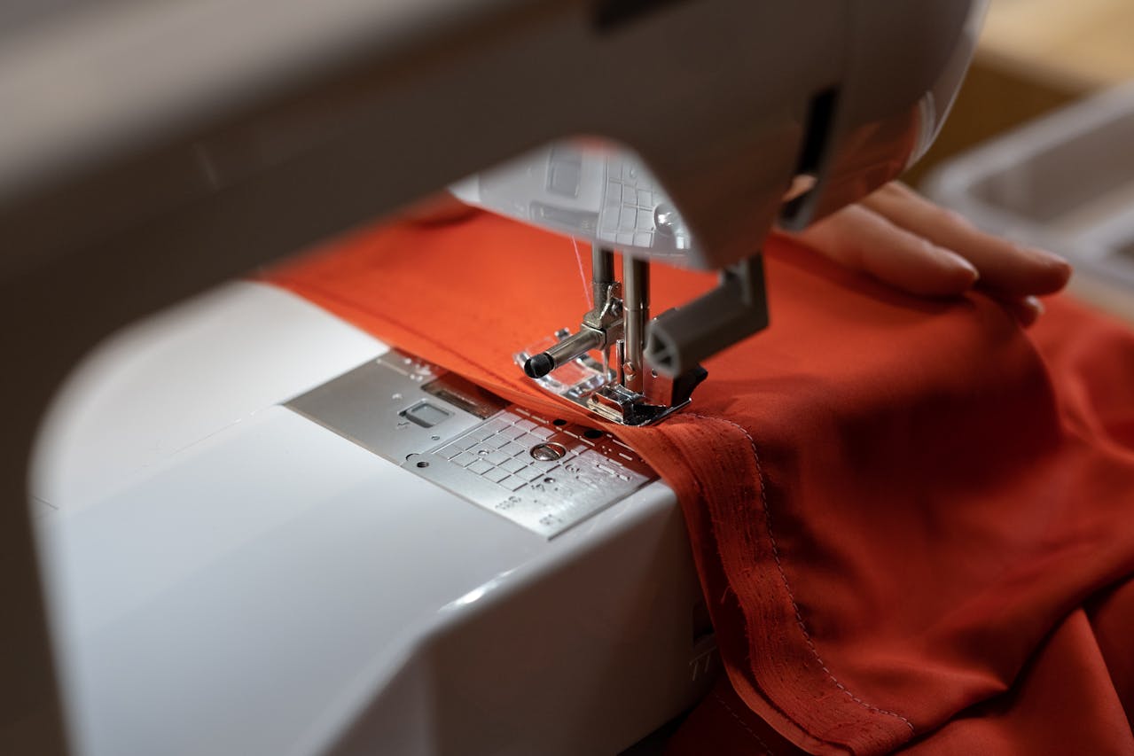 Elegant tailoring workspace showcasing quality craftsmanship